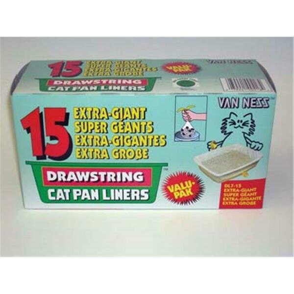 Plastic Molding Drwstrng Xgiant Cat Pan Liners - DL7-15, Van Ness Plastic Molding Co, Mfr#: 225005